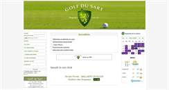 Desktop Screenshot of golfdusart.com